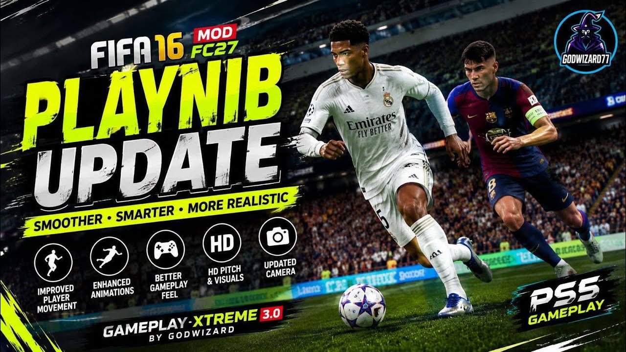 FIFA 16 MOD FC 27 Android | 2026/27 Season Update &ndash; New Kits, Transfers & HD Graphics (Offline)