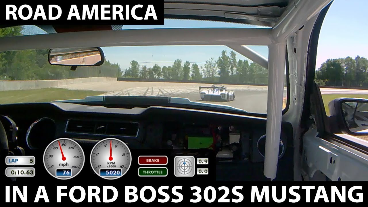 Ford Mustang Boss 302S Fast Laps at Road America