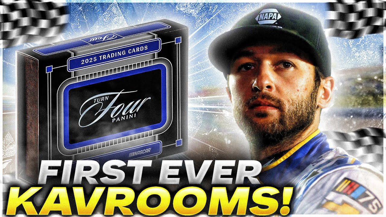 ПЕРВЫЕ В ИСТОРИИ KAVROOMS!!! | Обзор Panini Turn 4 NASCAR Hobby Box 2025 года
