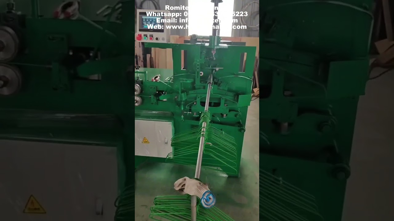 Automatic Plastic Coated Wire Hanger Machine for Zambia Customer