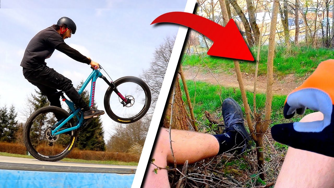 ENDURO VE SKATEPARKU A NEČEKANÝ CRASH!