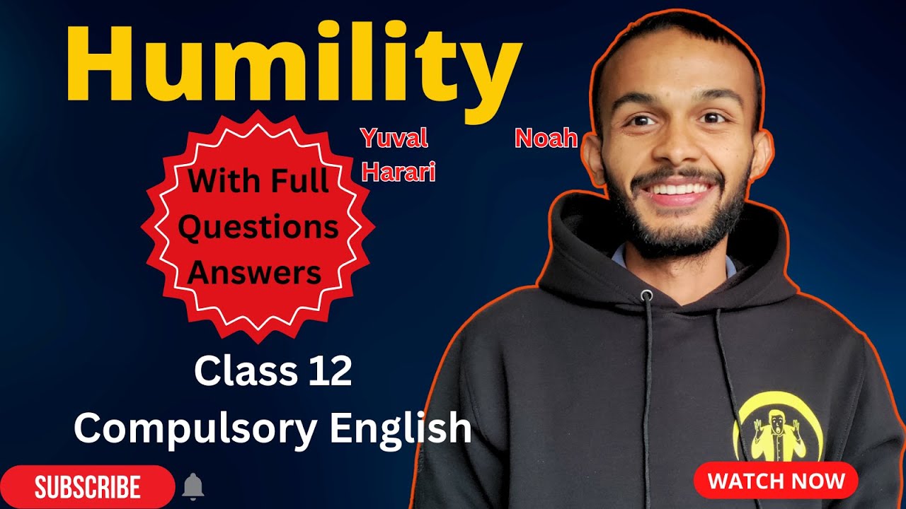Humility | Full Questions and Answers | Class 12 Compulsory English | #neb #elopeeth #class12english