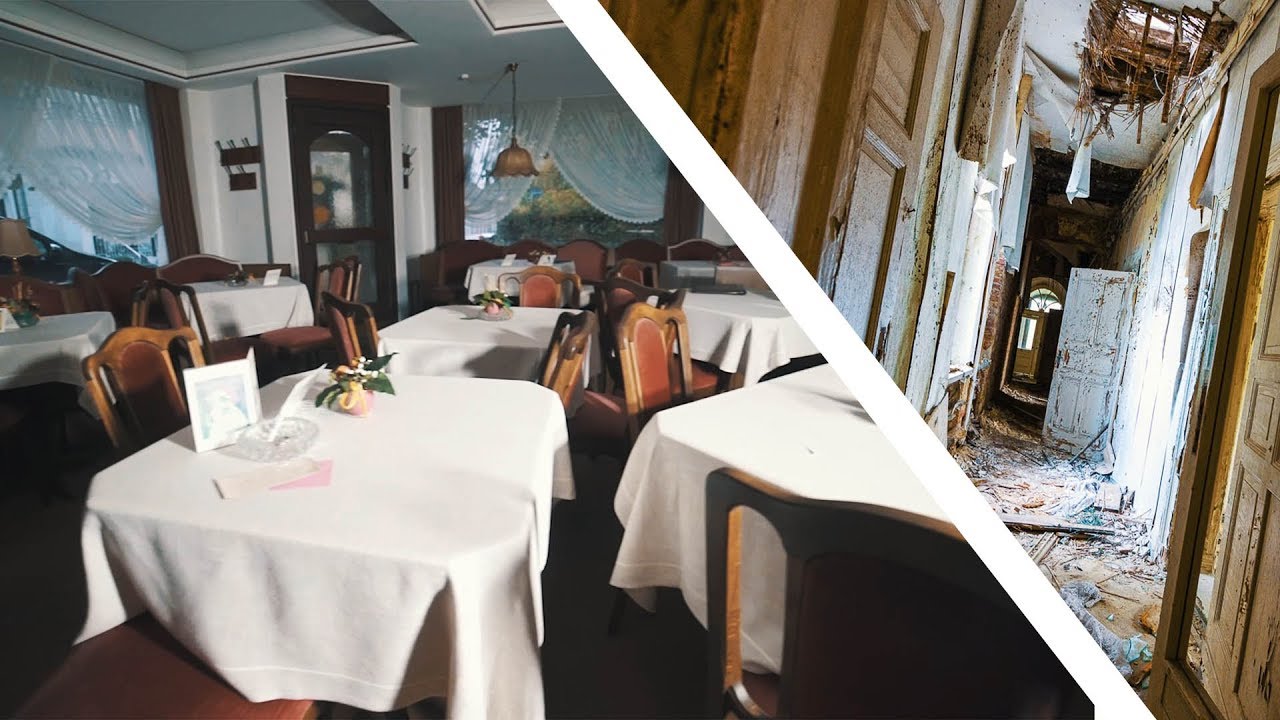 VERLATEN HOTEL MET ALLE SPULLEN ER IN!