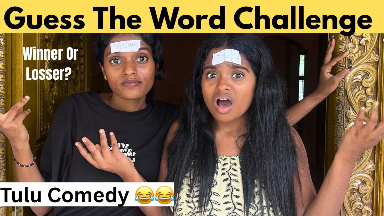 Guess The Word Challenge😂 Who is the winner? with @Rakshita_Talks  #tulu #tulucomedy #udupi