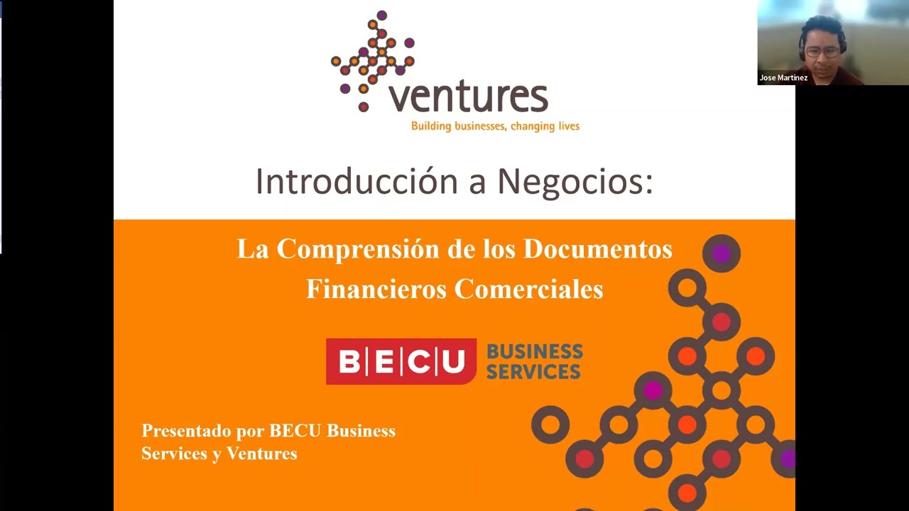Introducci&oacute;n a Negocios &mdash; Comprensi&oacute;n de los Documentos Financieros Comerciales | BECU
