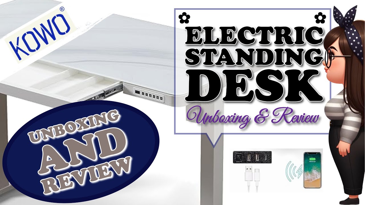 Biurko komputerowe Kowo Electric Standing T3021 | Rozpakowanie i recenzja