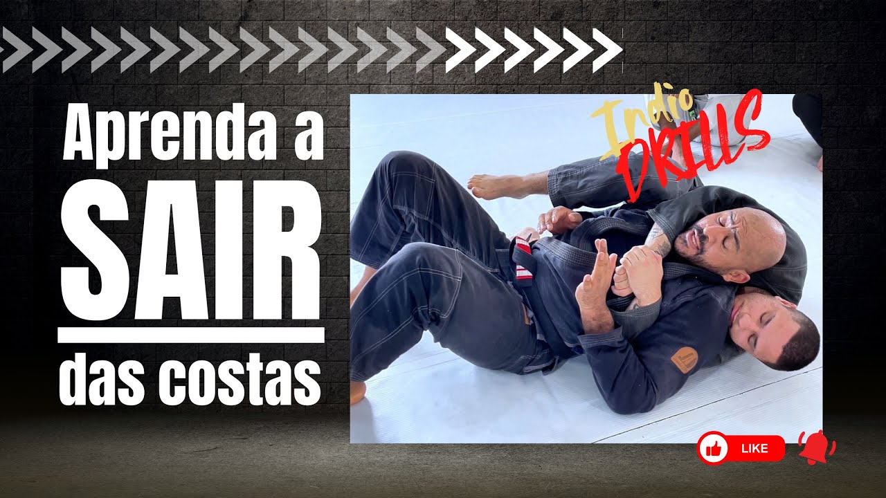 Aprenda a defender as costas no jiujitsu