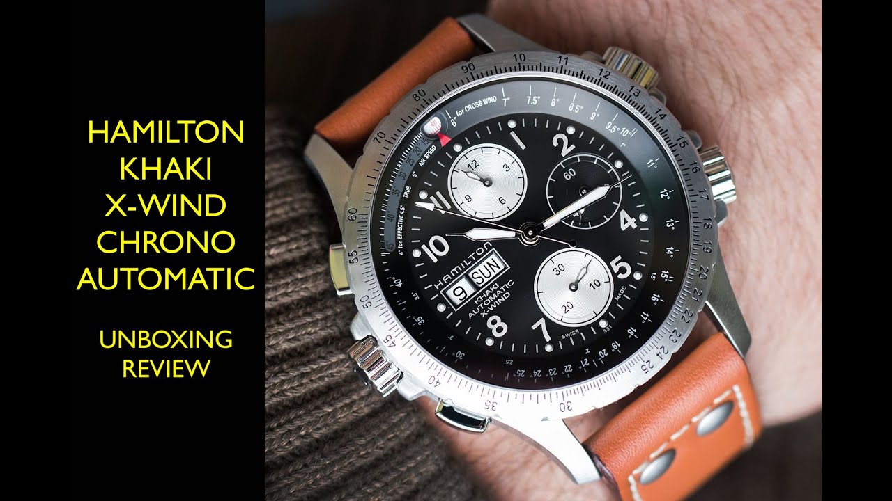 Hamilton Khaki Aviation X-Wind Chronograph Automatic H77616533 Watch | Review Valjoux Relogios