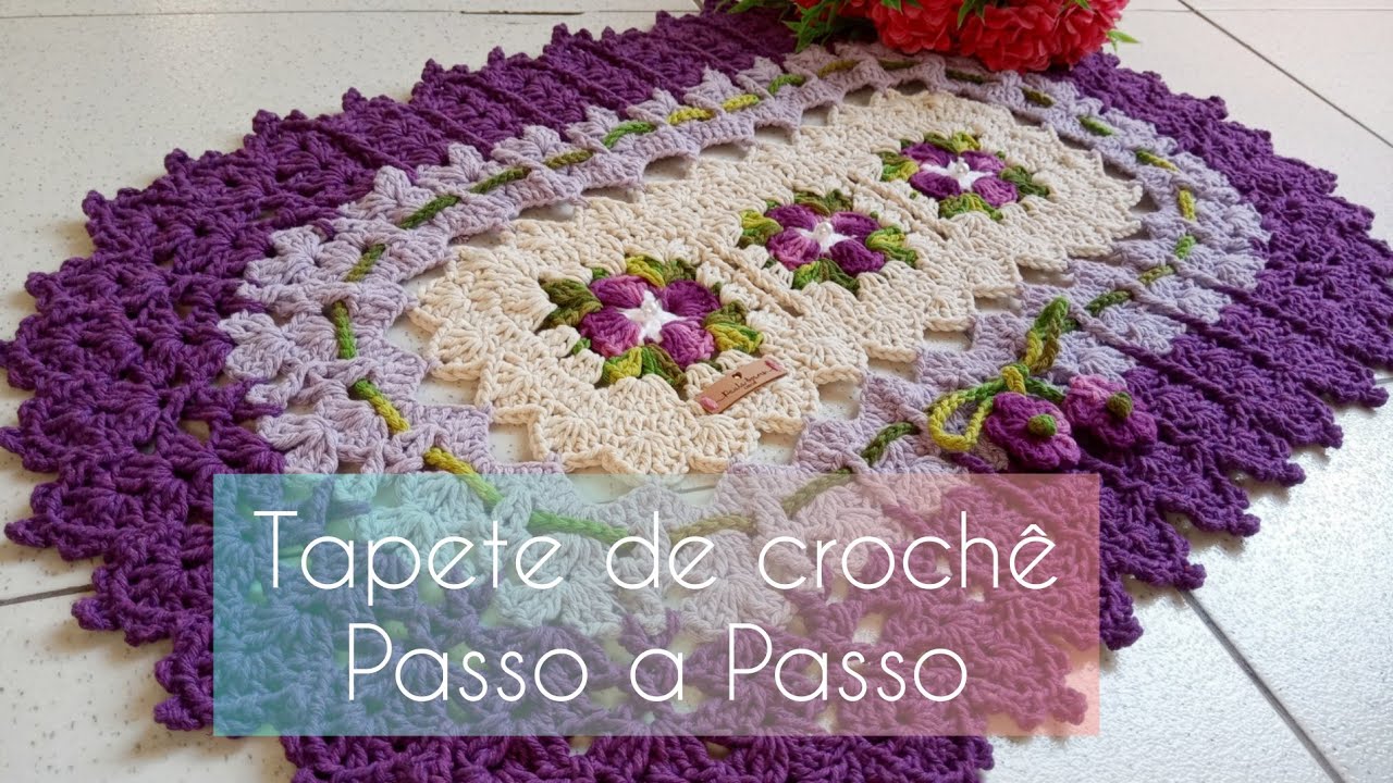 Tapete de crochê