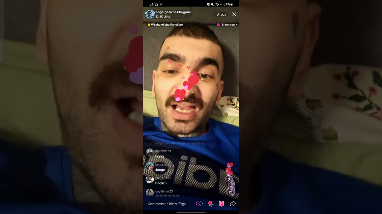 Engelsgesicht live auf Tiktok