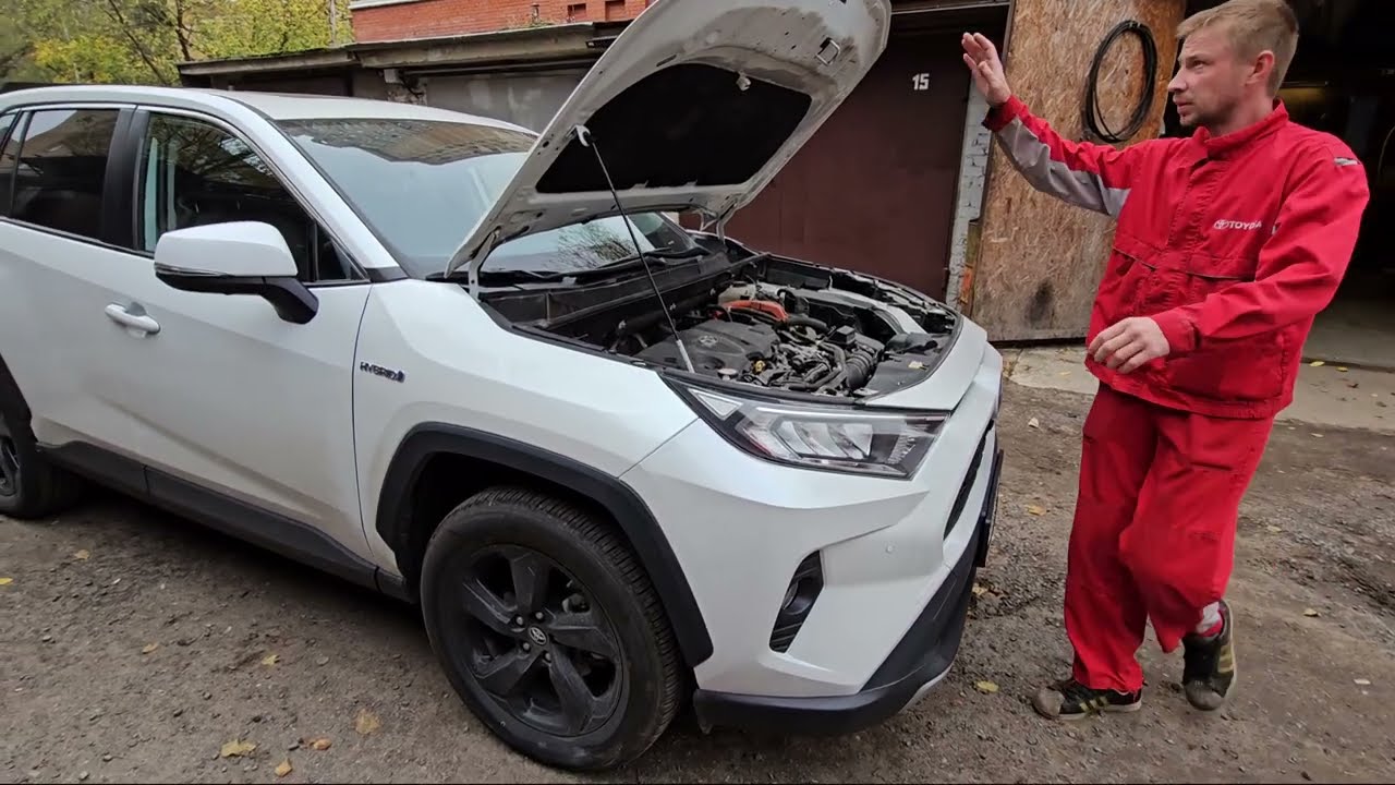 RAV4 XA50 💥Hybrid 21г.в. 54000км. Сравнение/Антикор⁉️/Смазка УУК✅️. #toirtoyota #rav4 #hybrid #top