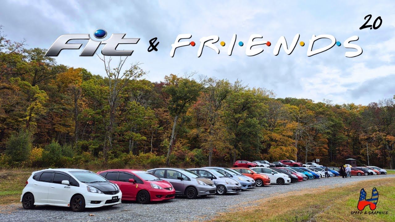 Honda Fit & Friends 2.0 &mdash; Представлено: Horizon Speed ​​& Graphics &mdash; Harriman State Park, Нью-Йорк.
