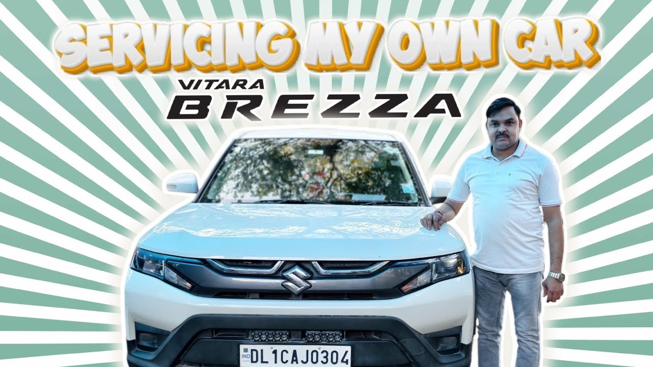 Maruti Suzuki Brezza || Servicing My Own Car || 25k Km wali Service || Sajjan Lal Car Mechanic 