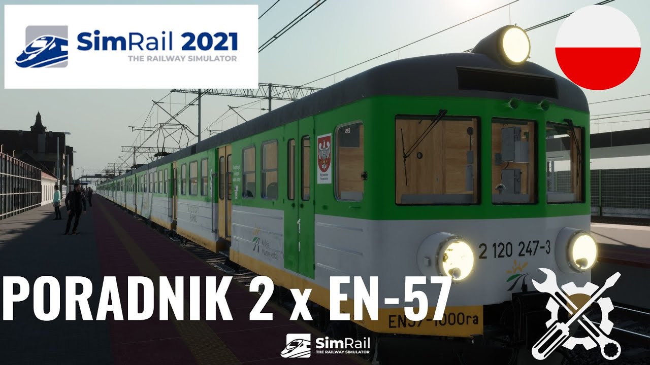 Jak uruchomić dwa składy EN-57 w SimRail | #poradnik | Gameplay PL