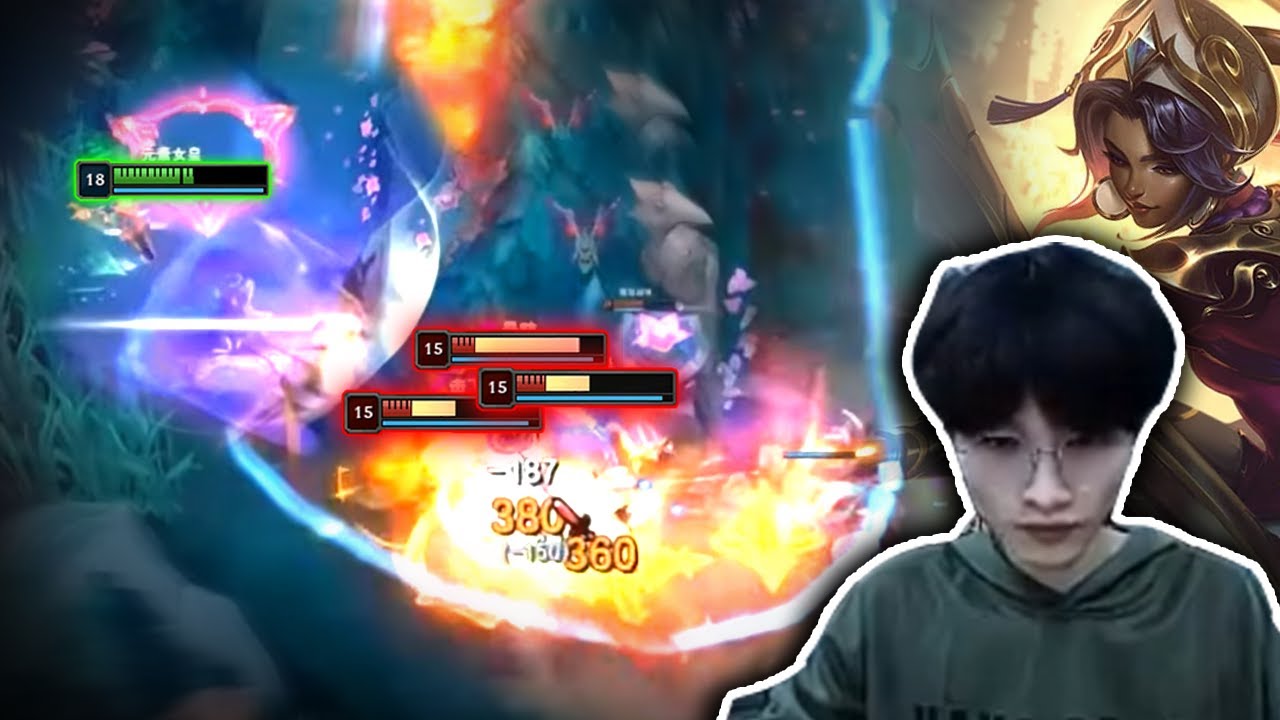 BeiFeng Qiyana : 1v9 DEMOLISHING Enemies in Teamfight - Engsub