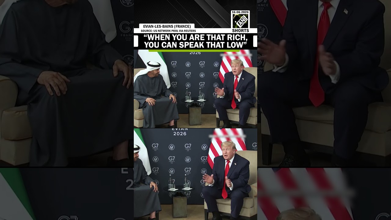 &ldquo;When you are that rich, you can speak that low...&rdquo; Trump jokes with MBZ at G7 Summit in France