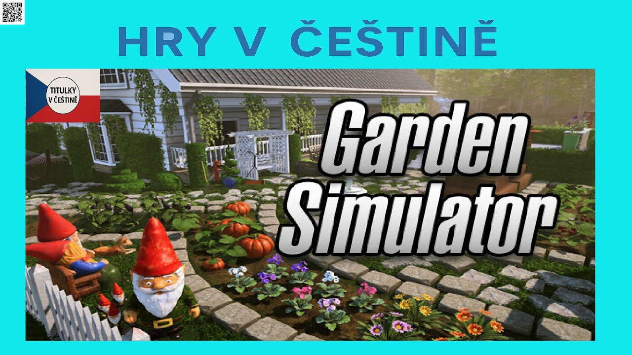 Garden Simulator CZ (2K) -  | Ukázka hry s češtinou |  CZ titulky