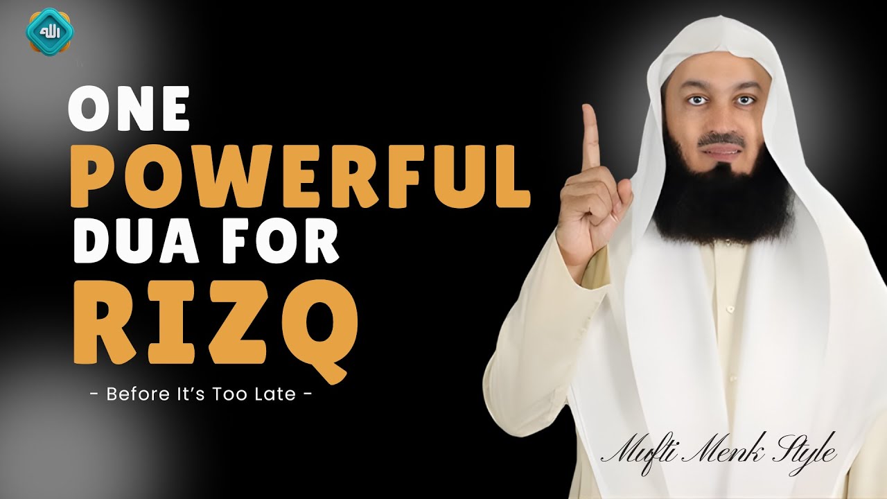 One Powerful Line Duʿāʾ for Rizq | A Heart-Melting Islamic Reminder | Mufti Menk
