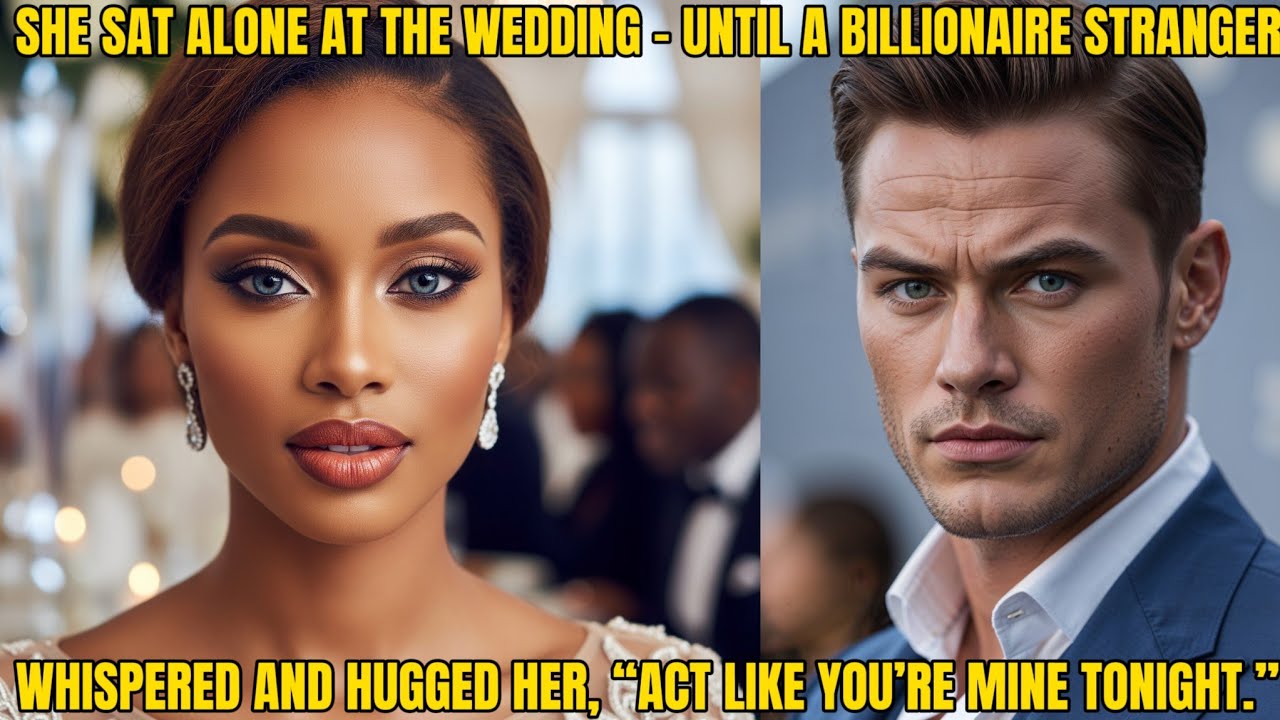 SHE SAT ALONE AT THE WEDDING… UNTIL A BILLIONAIRE WHISPERED: “PRETEND YOU’RE MINE TONIGHT.”