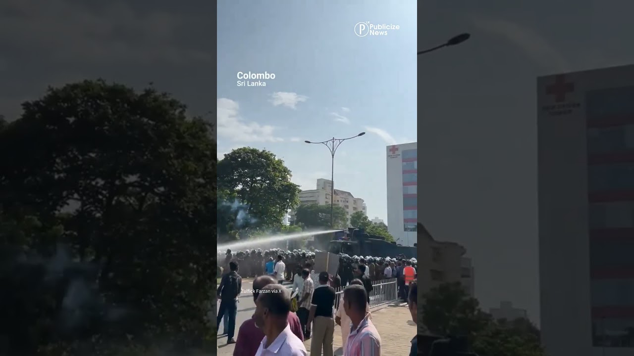 Police Deploy Tear Gas and Water Cannons to Disperse SJB Protest