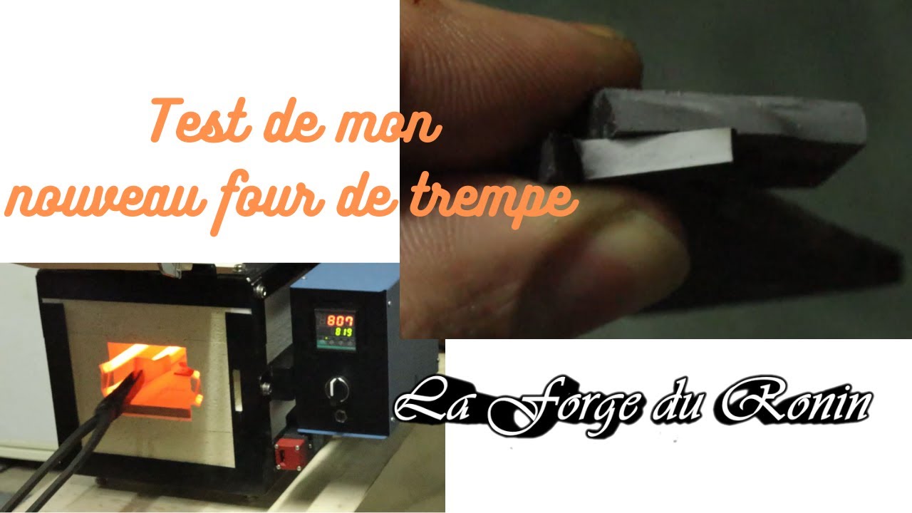 Test du grain de l'acier avec mon four de trempe électrique
