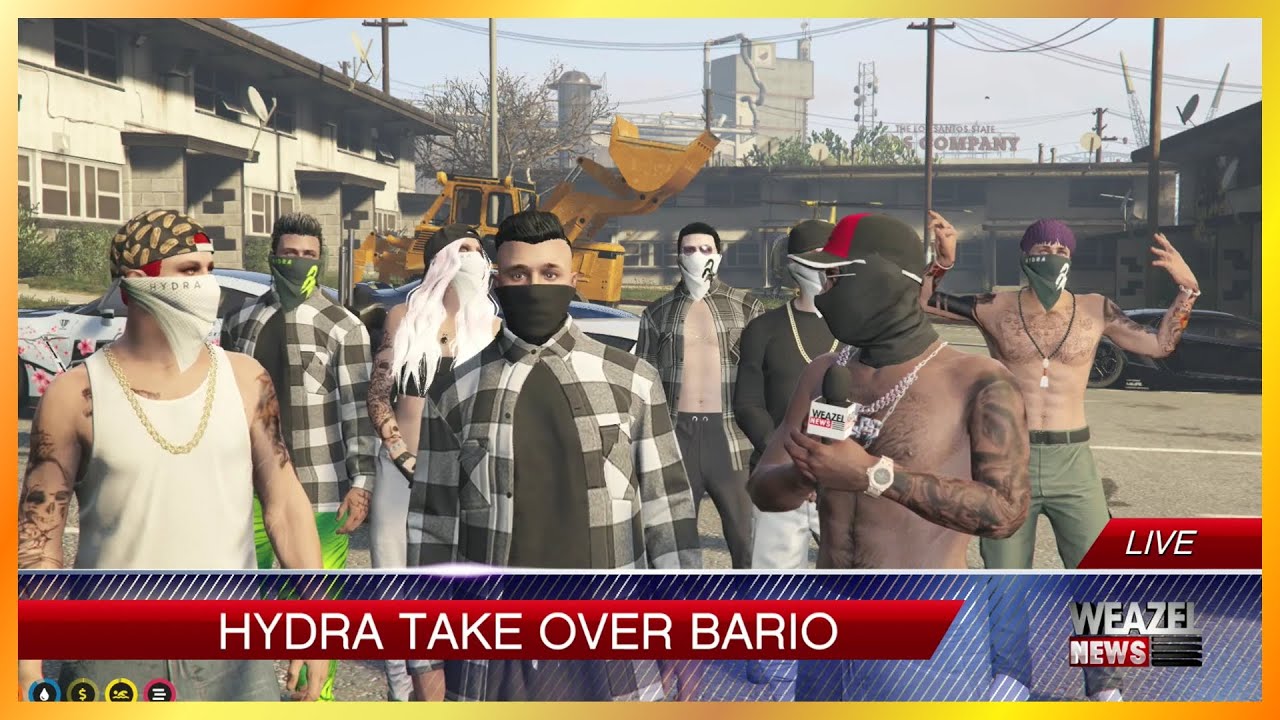 HYDRA TAKE OVER BARRIO // GG HOOD NEWS | NoPixel GTA RP