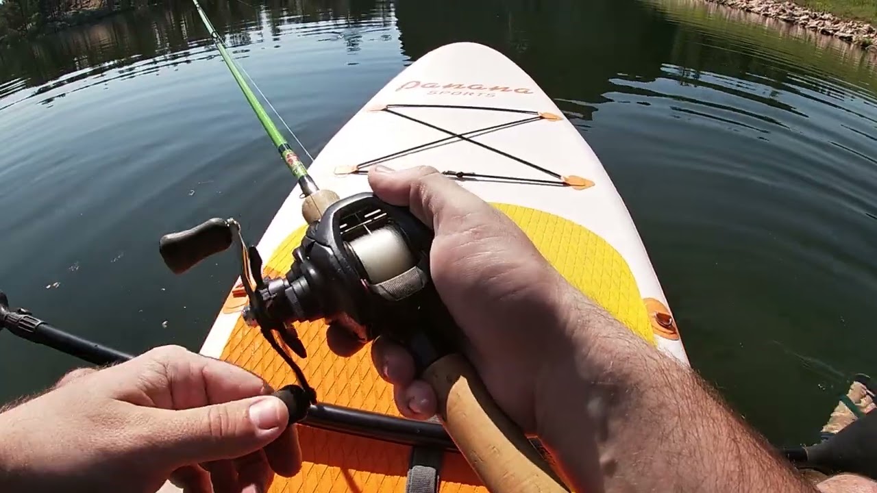 First Time Fishing from a Paddleboard