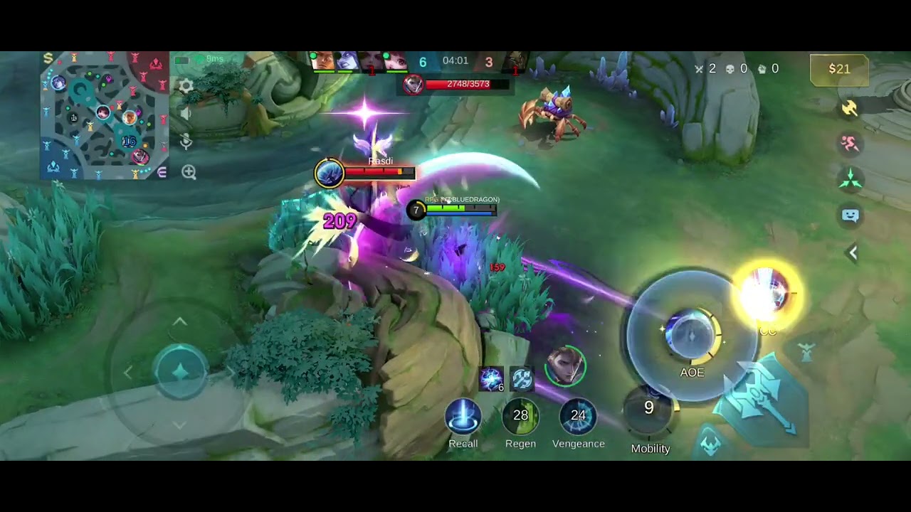 Using sillvana in rank game lifesteal and damage item 