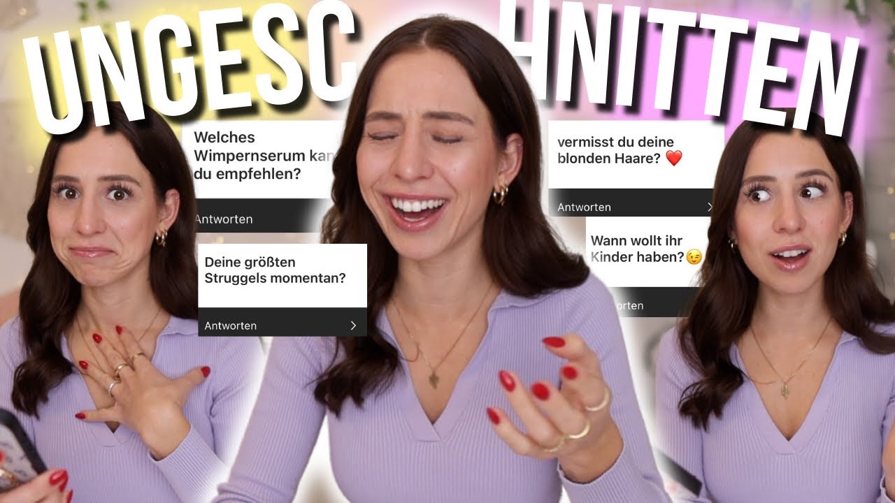 SO bin ich wirklich! 🫣🫨 KOMPLETT UNGESCHNITTENES VIDEO