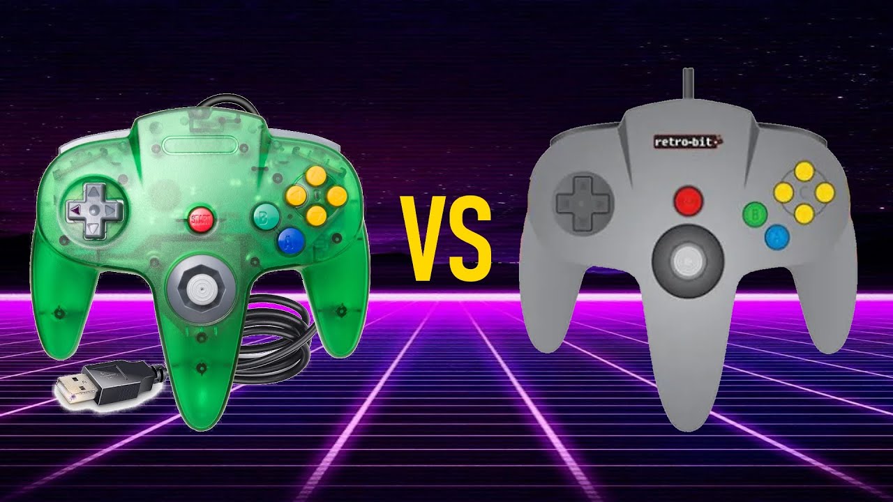 KIWITATA vs RETROBIT N64 Wired USB Controllers