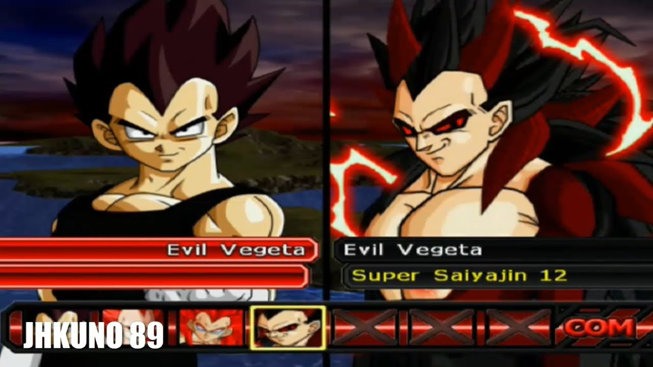 EVIL VEGETA BASE TEAM vs EVIL VEGETA SSJ 12 TEAM | DRAGON BALL Z BUDOKAI TENKAICHI 3