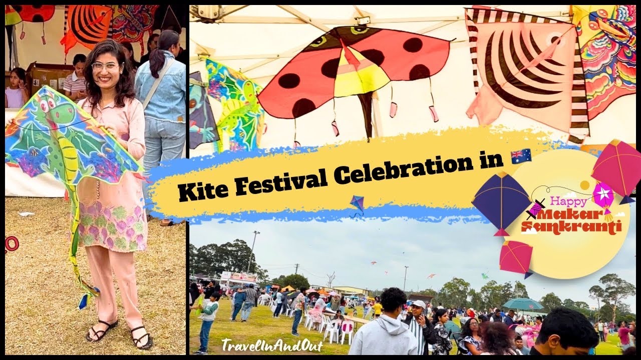 Celebrating Kite Festival in Sydney | Makar Sankrant, Uttarayan Celebration 