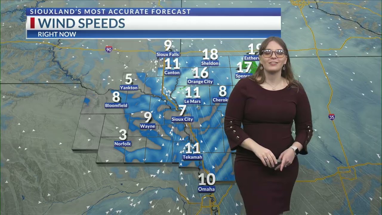 KCAU 9 Evening Weather with Taylor King @ 10 PM - 2/7/26