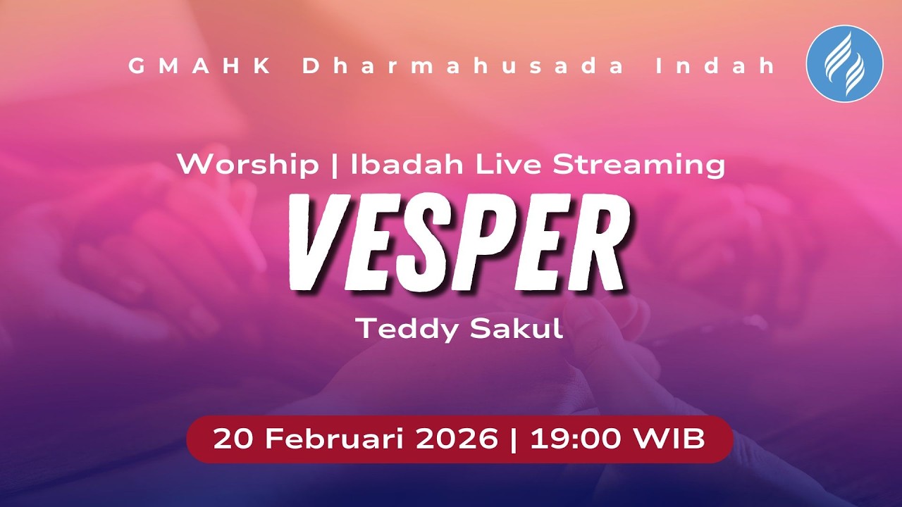 🔴[LIVE] IBADAH VESPER | Teddy Sakul