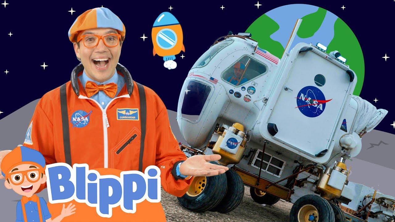 Blippi Learns About Outer Space Vehicles with NASA! | Space for Kids | Blippi Educational Videos