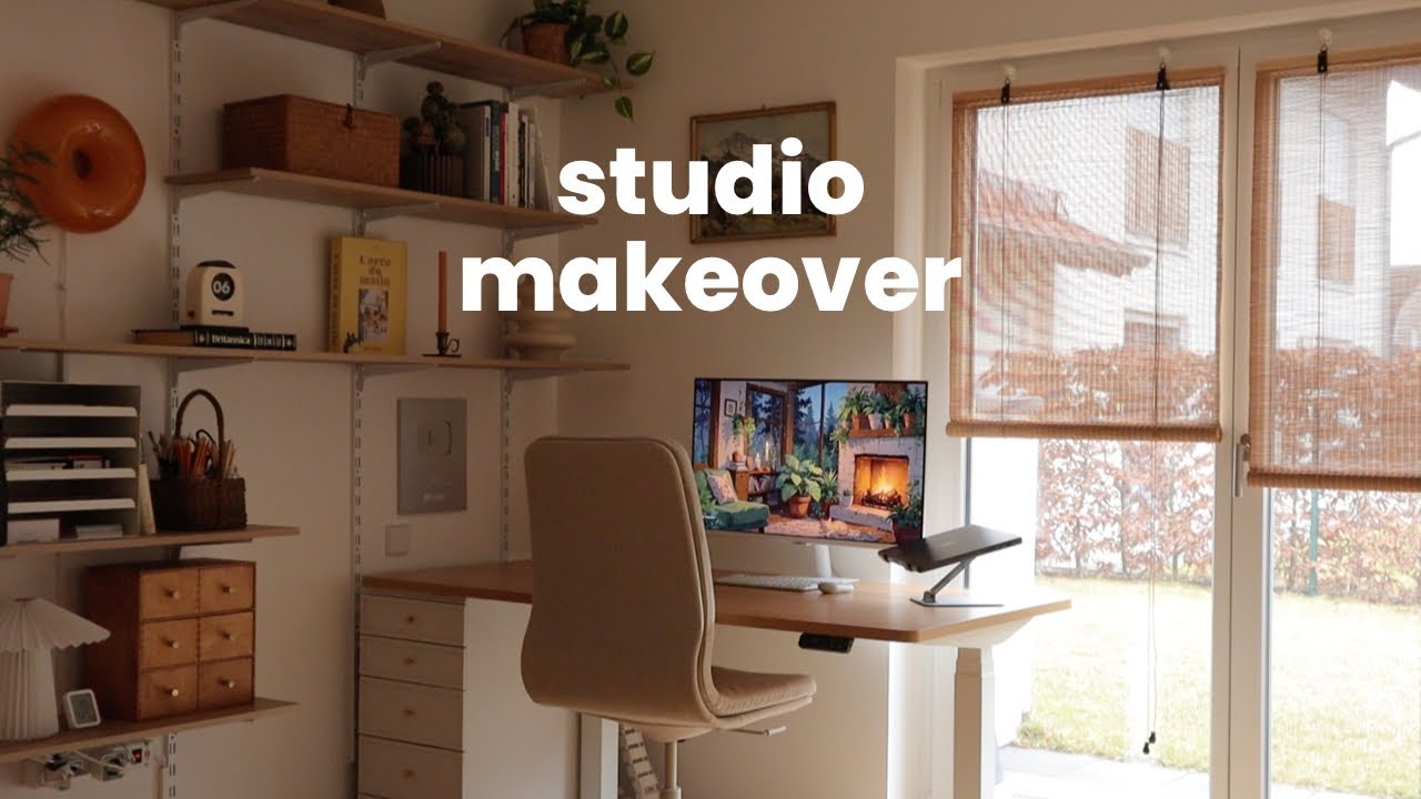 Studio makeover with basic ikea furniture