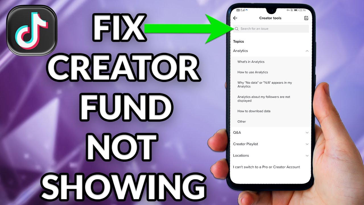 How To Fix Creator Fund Not Showing Up On TikTok