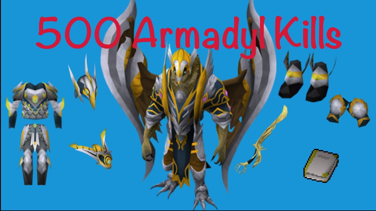 Loot from 500 Armadyl Boss Kills