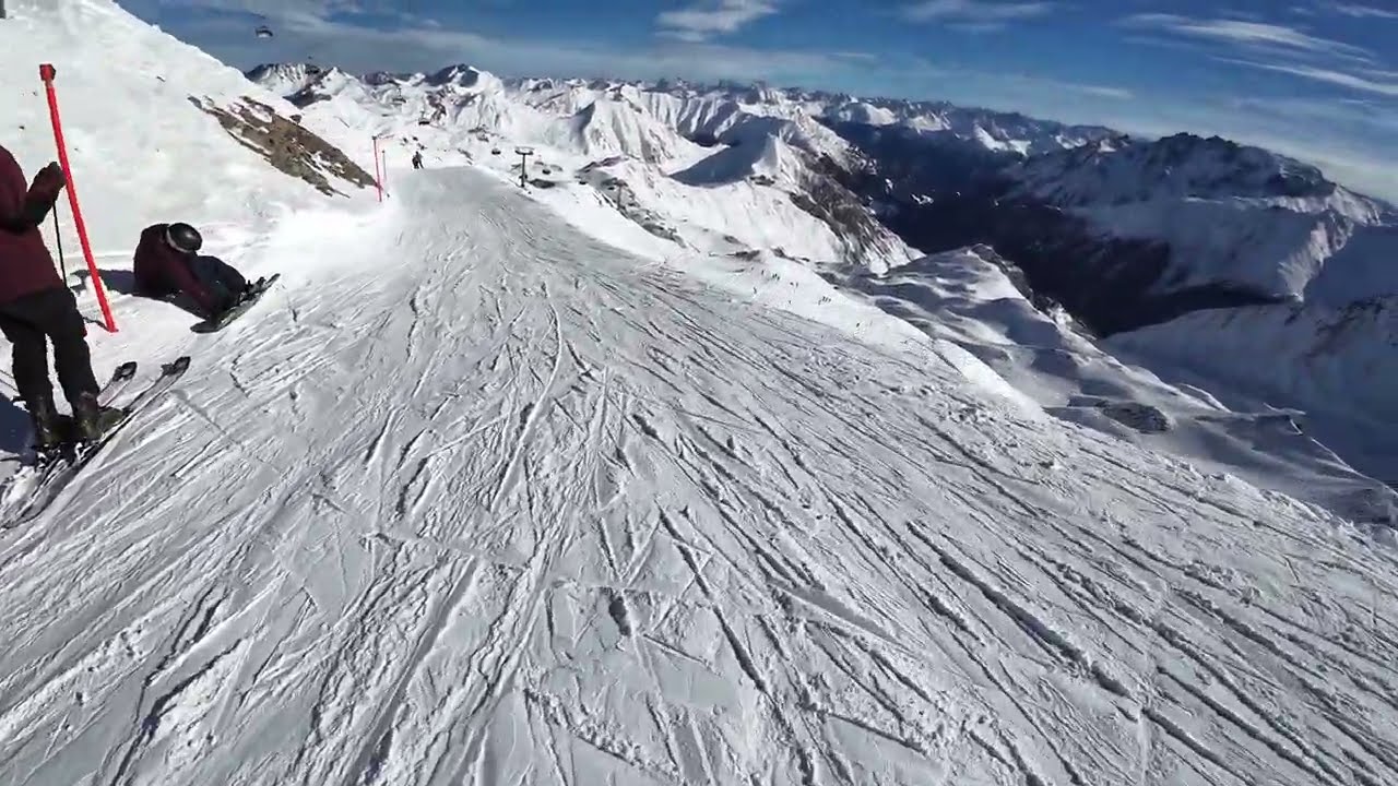 Powder Spaß nach Salaas runter in Ischgl - Solo run #3