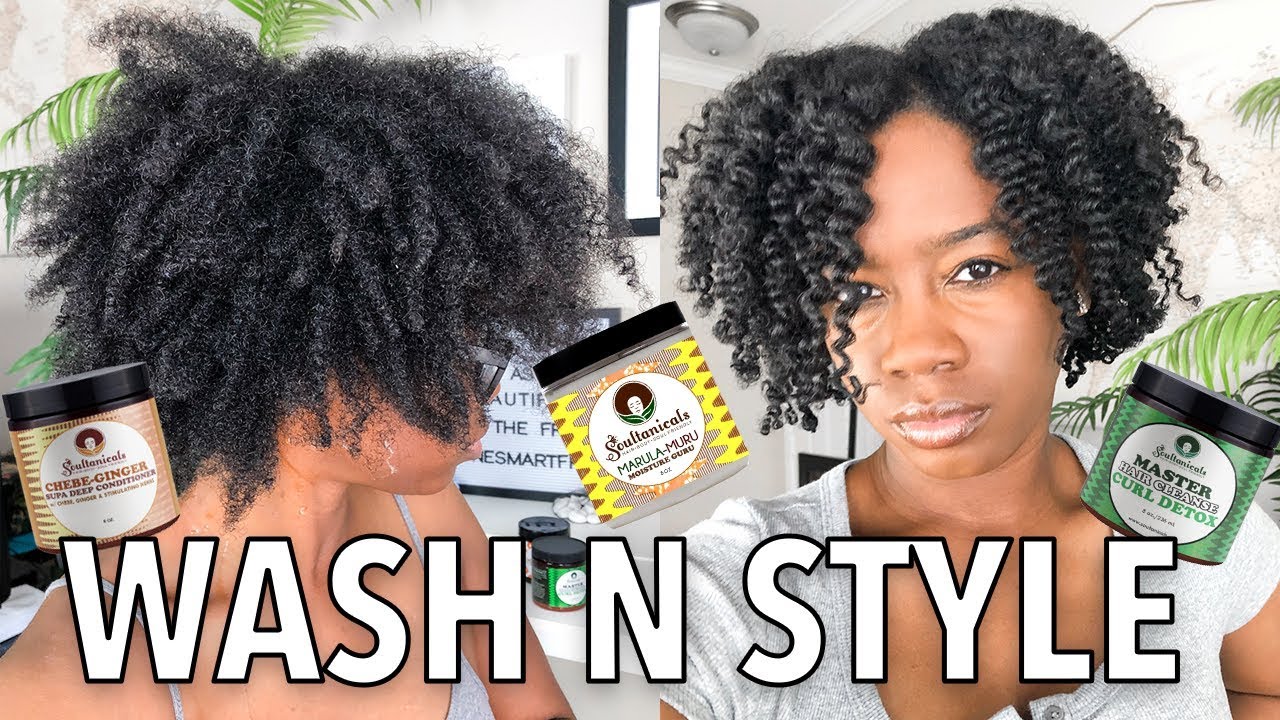 The PERFECT WASH DAY FOR DRY TYPE 4 HAIR ft. Soultanicals | Wash N Style