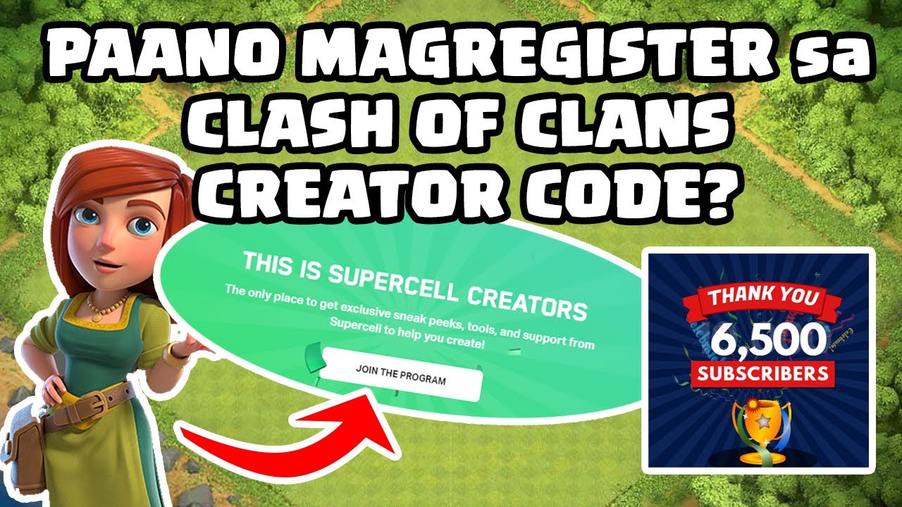 Paano Magkaroon Ng SuperCell Creator Code o Paano Magregister Sa SuperCell Creator Code?