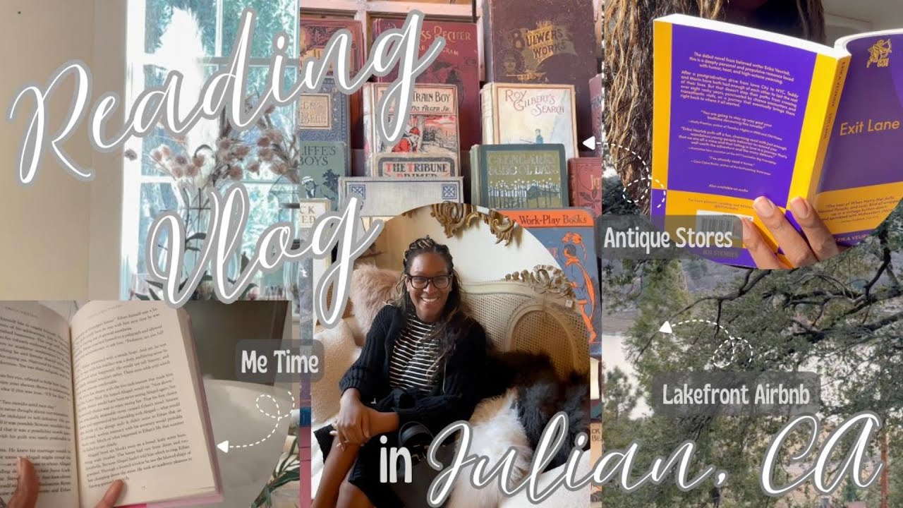 Travel/Reading Vlog... Reading in Julian CA.. SPOILER I get the first 5⭐️ of the year!!!