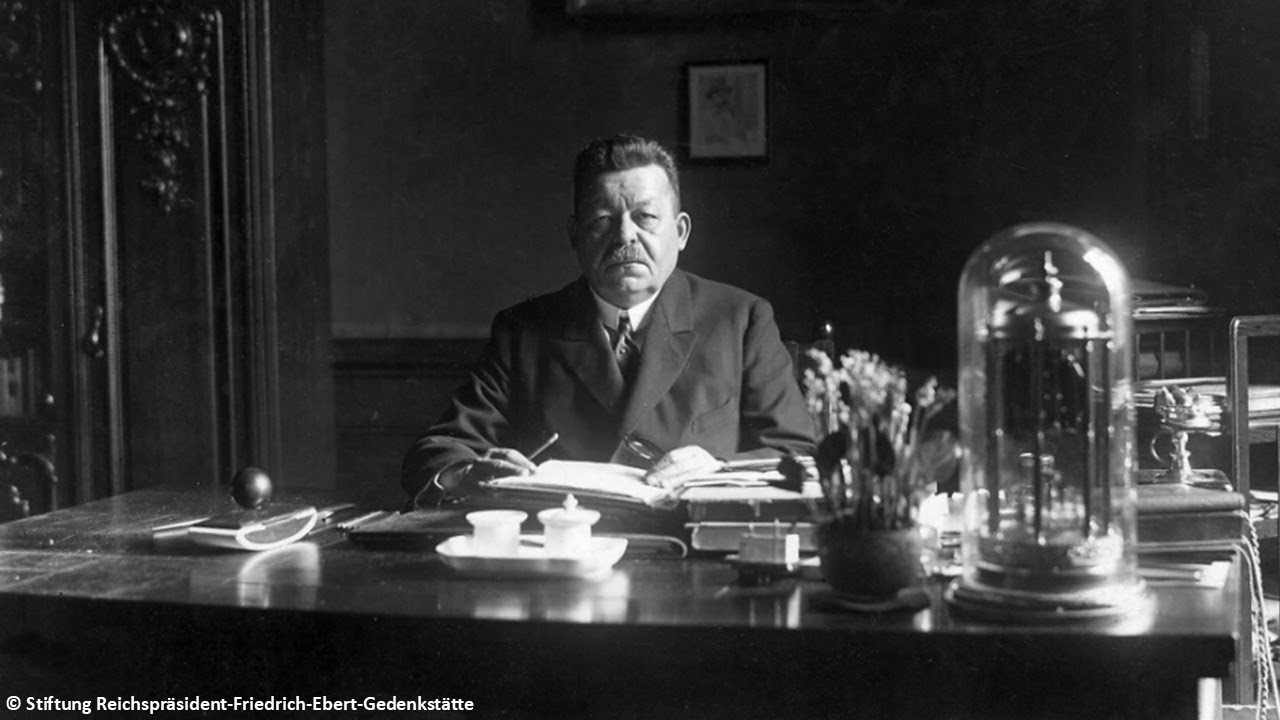Der erste deutsche Reichspr&auml;sident Friedrich Ebert - Ein Sattler als erster Mann im Staat