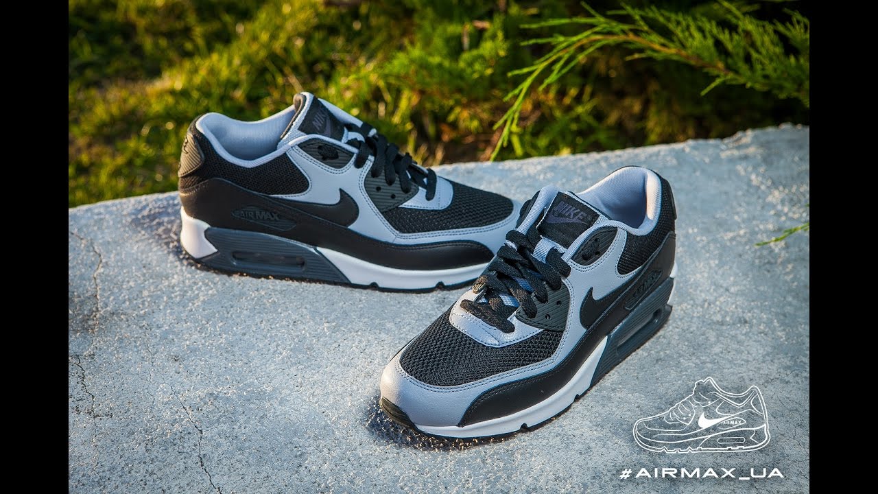Nike Air Max 90 Essential Black Wolf Grey Anthracite White