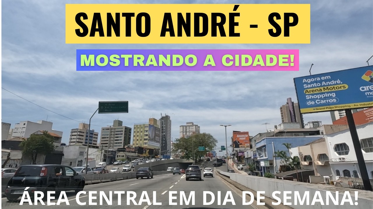 Rotina Urbana no Grande ABC: Santo André no Fim da Manhã