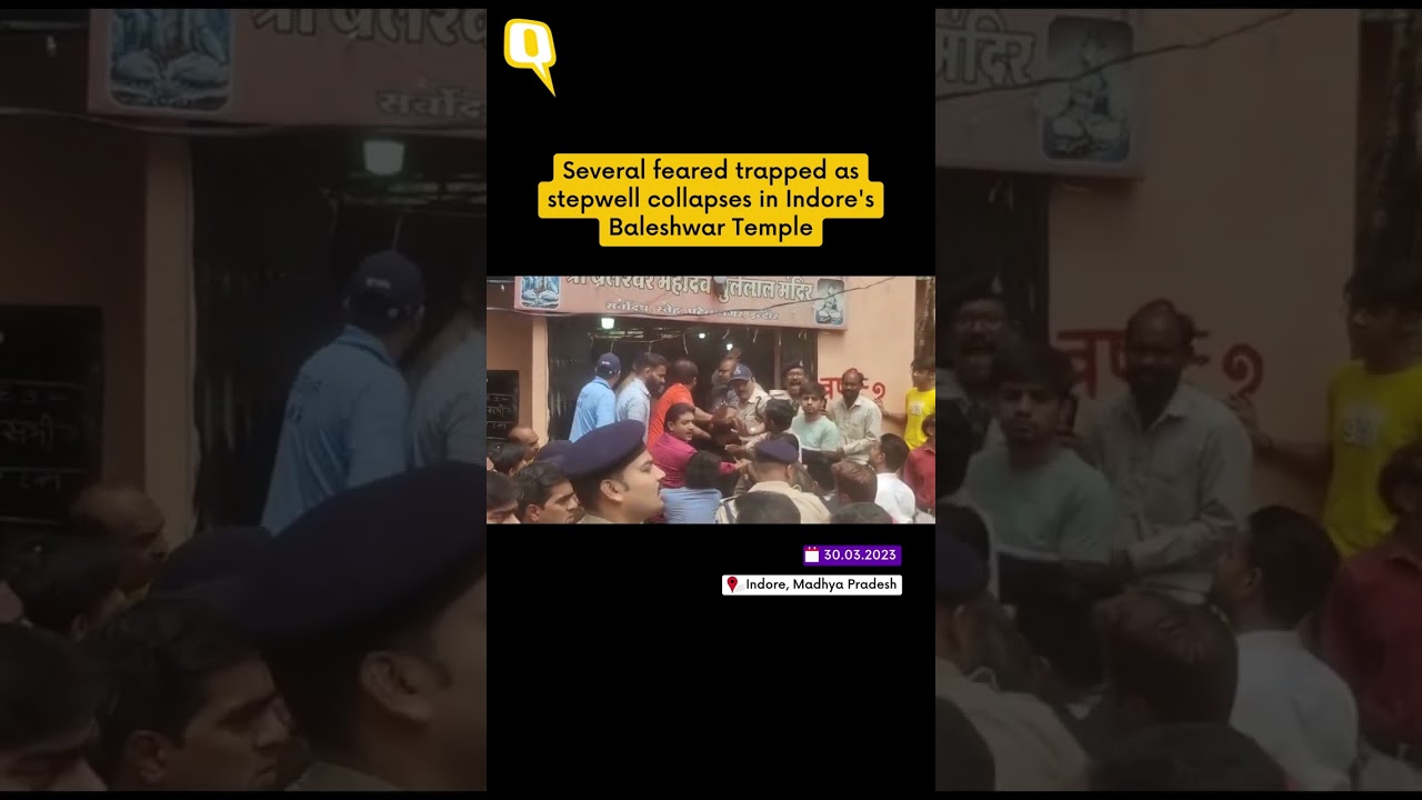 12 Killed as Stepwell Collapses in Indore&rsquo;s Baleshwar Temple, 19 Rescued | #shorts