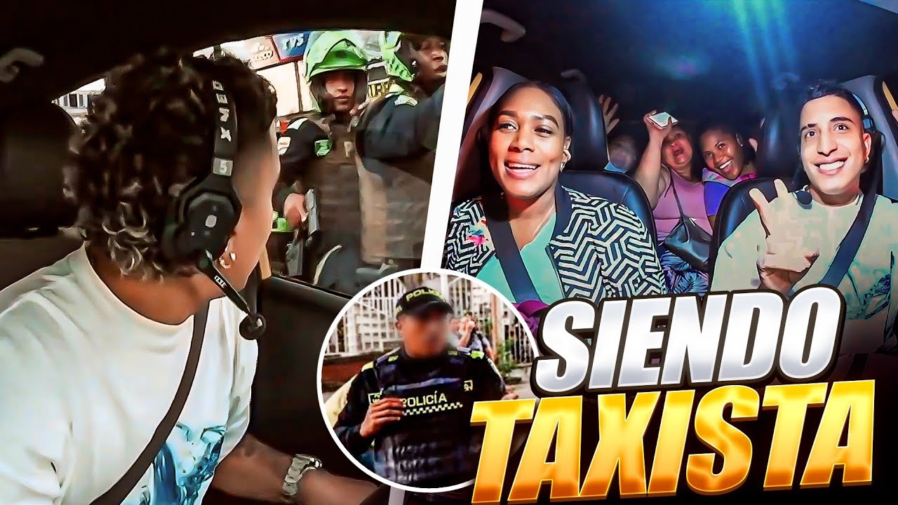 UN DÍA CÓMO TAXISTA en CALI 🚖 ¡LA POLICÍA me DETIENE OTRA VEZ! 😡