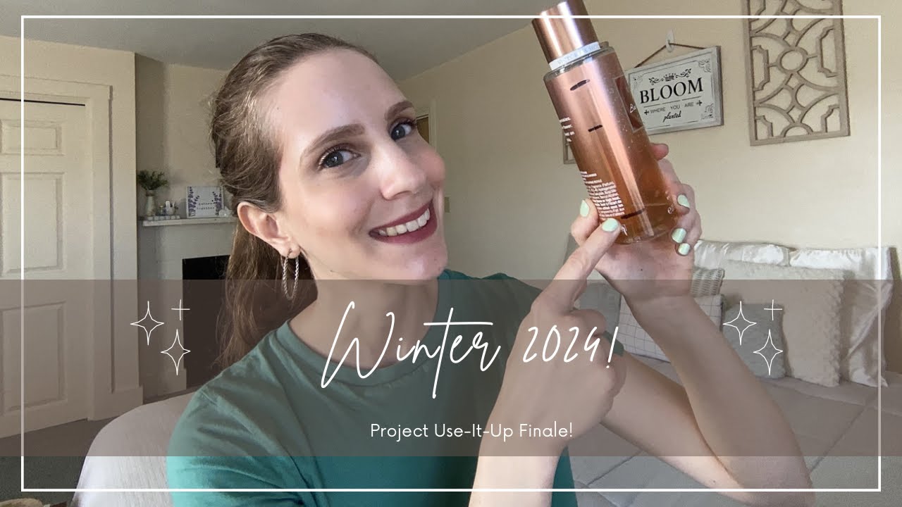 WINTER 2024 PROJECT USE-IT-UP FINALE! | I finished MY FIRST perfume!