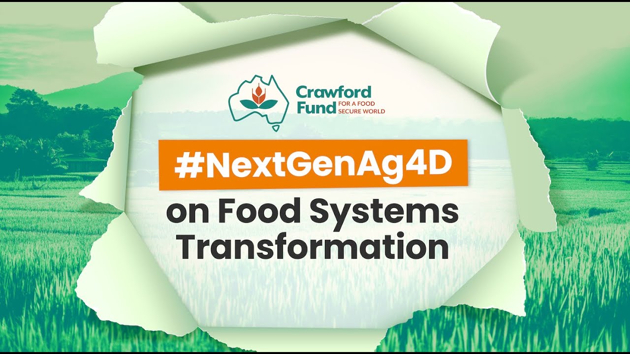 📹 #NextGenAg4D on Food Systems Transformation!