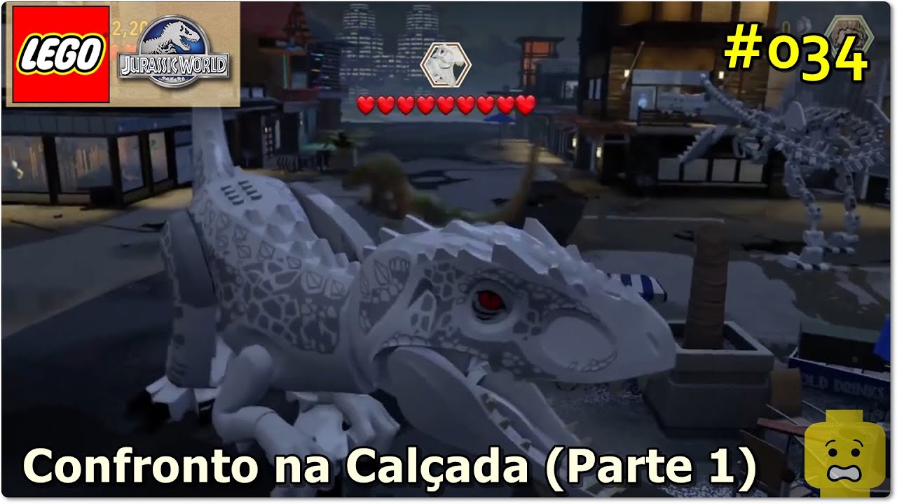 Lego Jurassic World - Confronto na Calçada (Parte 1)